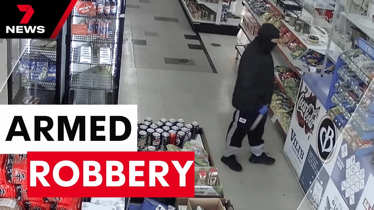 Teen armed with huge knife robs Seaton supermarket | 7NEWS - YouTube