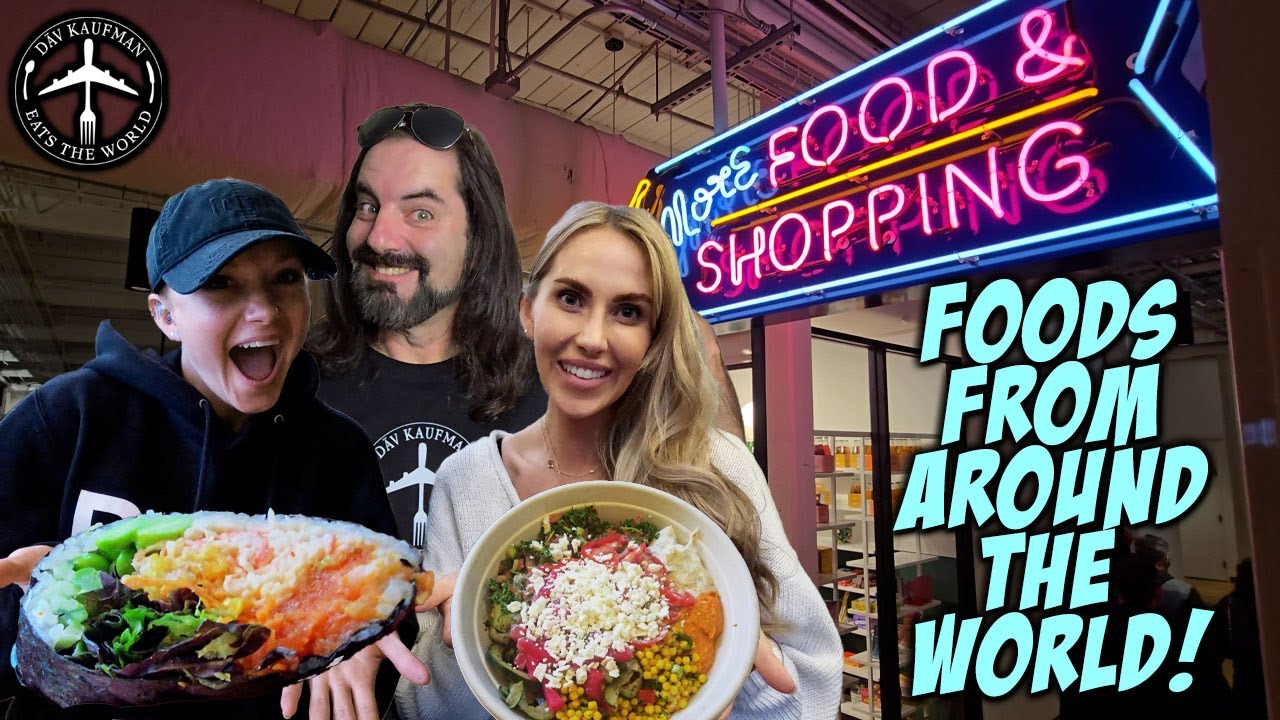 We Tried Every Food at Charlotte, North Carolina's Coolest Food Hall!