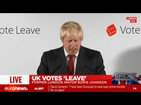 Vídeo: Boris Johnson està 