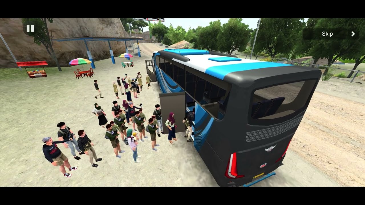 🔥Bus simulator indonesia ll🤪 Going to goa ll euro coach bus #new #simulator #games #2026 