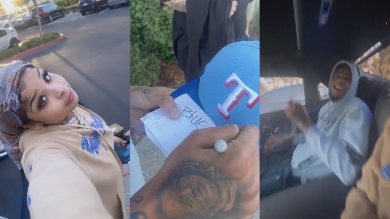 BlueFace Signs Autograph To Fan In Front Of GF YouTube