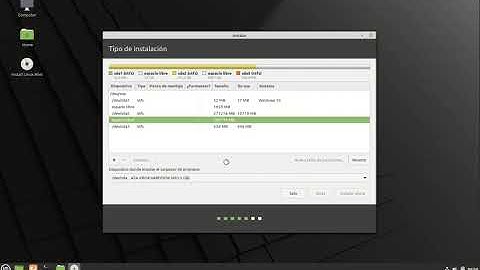 Particionar disco para instalar linux