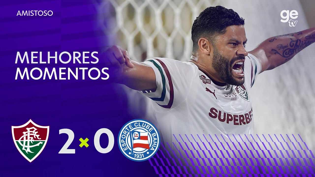 FLUMINENSE 2 X 0 BAHIA | MELHORES MOMENTOS | AMISTOSO DE CLUBES | ge tv