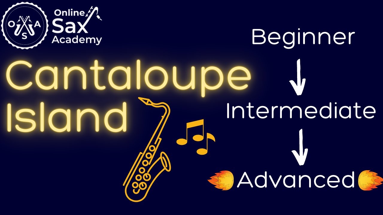 How to Play 'Cantaloupe Island' on Sax (3 Versions: Beginner, Intermediate and Advanced) #44