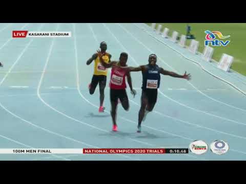 Omanyala sets new record in men’s 100M | National Olympic Trials
