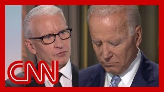 Biden gets personal after Anderson Cooper’s question