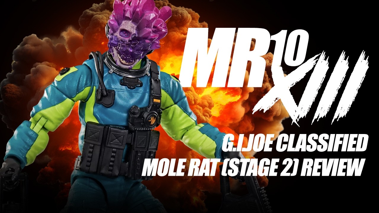 G.I. JOE CLASSIFIED NO. 190 MOLE RAT ( STAGE 2 ) REVIEW