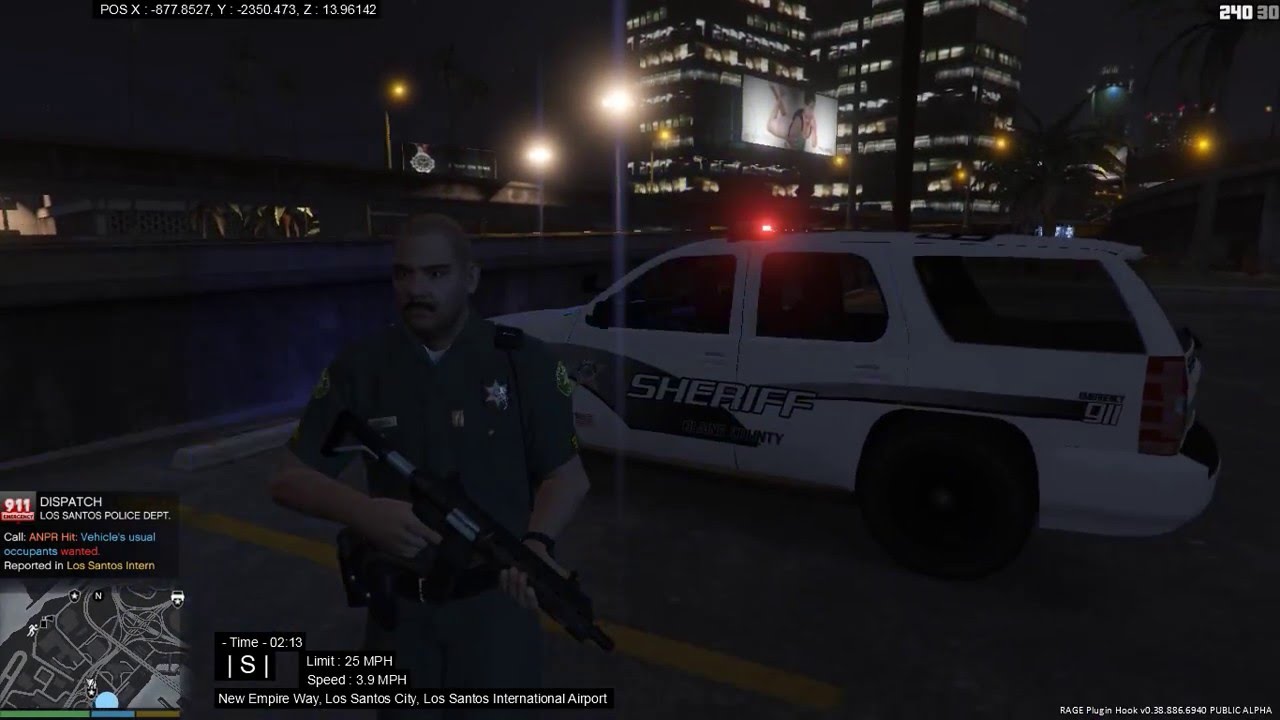 gta v lspdfr responding to an officer requesting backup on a traffic