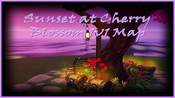 Sunset At Cherry Blossom 1v1 Map