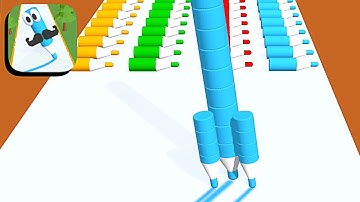 Crayon Rush 3D ​- All Levels Gameplay Android,ios (Levels 262-264)