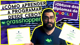 LEARN to PROGRAM from scratch with GOOGLE'S GRASSHOPPER APP (review)