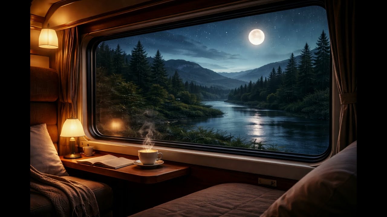 Trem Noturno para Dormir | História Relaxante com Som Ambiente