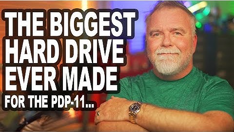 I Bought the Biggest Hard Drive Ever Made For the PDP-11!