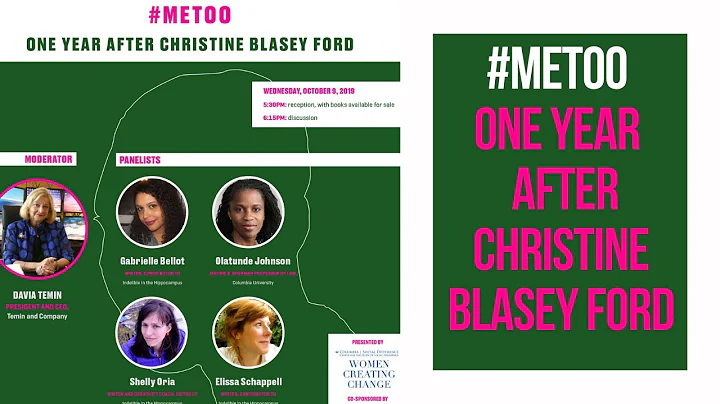 #METOO: ONE YEAR AFTER CHRISTINE BLASEY FORD