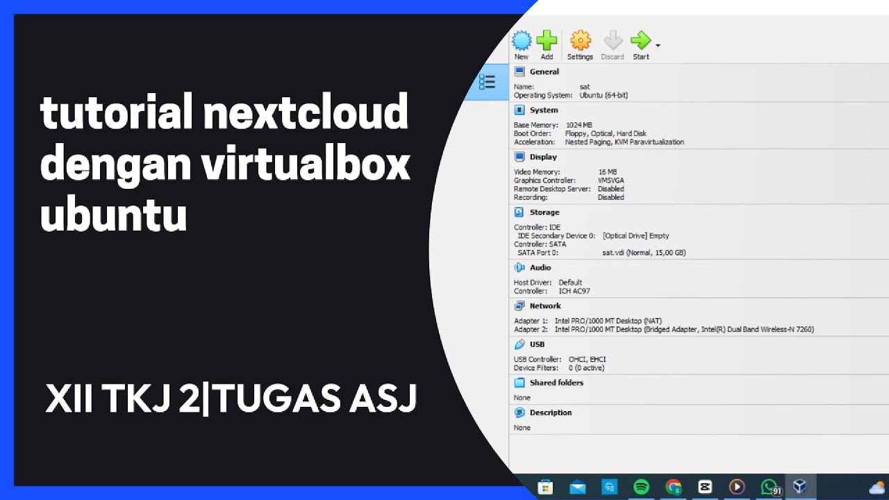 TUTORIAL INSTALASI NEXTCLOUD DENGAN UBUNTU!!!! - YouTube