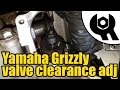 Yamaha Grizzly 450 - valve clearance adjustment #1806