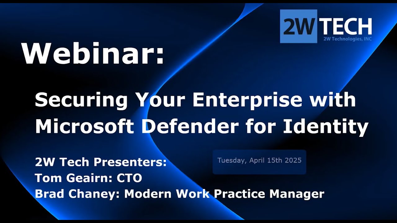 Securing Your Enterprise with Microsoft Defender for Identity - YouTube