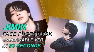 🐥 Page by Page: Jimin FACE Photobook in 90 Sec! (Undefinable) (4K) 🖤 #bts #btsjimin #btsarmy #jimin