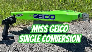 Proboat Geico Zelos Twin 36 - Single Conversion - Quick Run - 8s by Rogalla Marine RC 1,046 views 1 month ago 7 minutes, 49 seconds