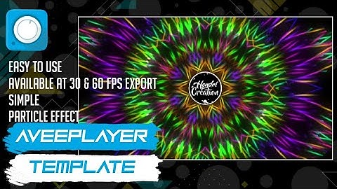 Avee Player Template #28 |Miror Particle| Template By Hendri Creation