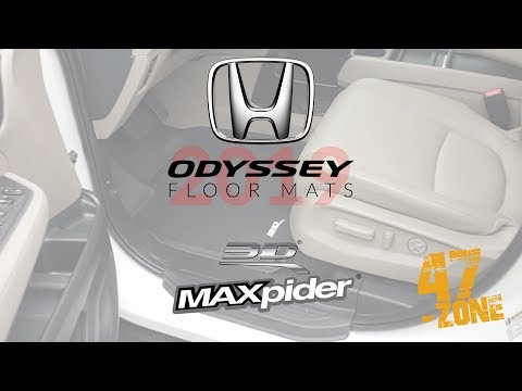 47-Zone 3D MAXpider 2018 - 2019 Honda Odyssey All-Weather Floor Mats