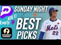 PrizePicks MLB Sunday Night Best Player Prop Bets 8/17/25 | Best MLB Parlay Picks Tonight August 17