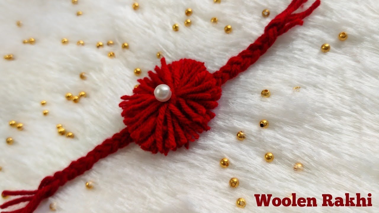 Woolen Rakhi How To Make Woolen Rakhi? | Woolen राखी कैसे बनाएं? | Rakhi Tutorial ...