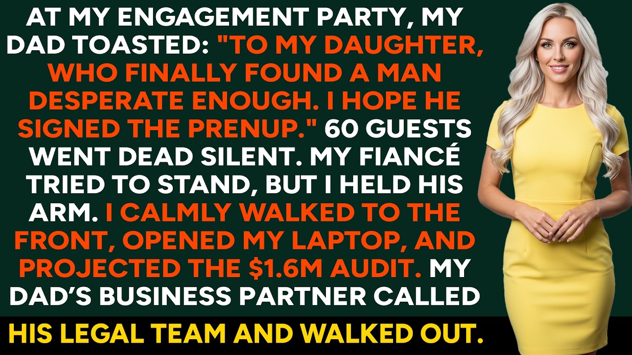 My Dad Toasted 'Finally Found A Man Desperate Enough' At My Engagement—So I Audited His Secret...