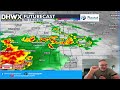 Friday afternoon 2-13 forecast. Showers and thunderstorms and some stronger ones for us tonight.