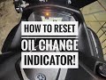 How to reset Oil Change Indicator for NMAX 2020