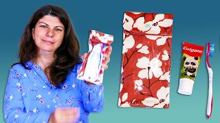 DIY Toothbrush+Toothpaste Travel Pouch // How to Sew a Toothbrush Travel Bag