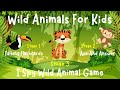 Discover wild animals with ask and answer and i spy game for kids  4k