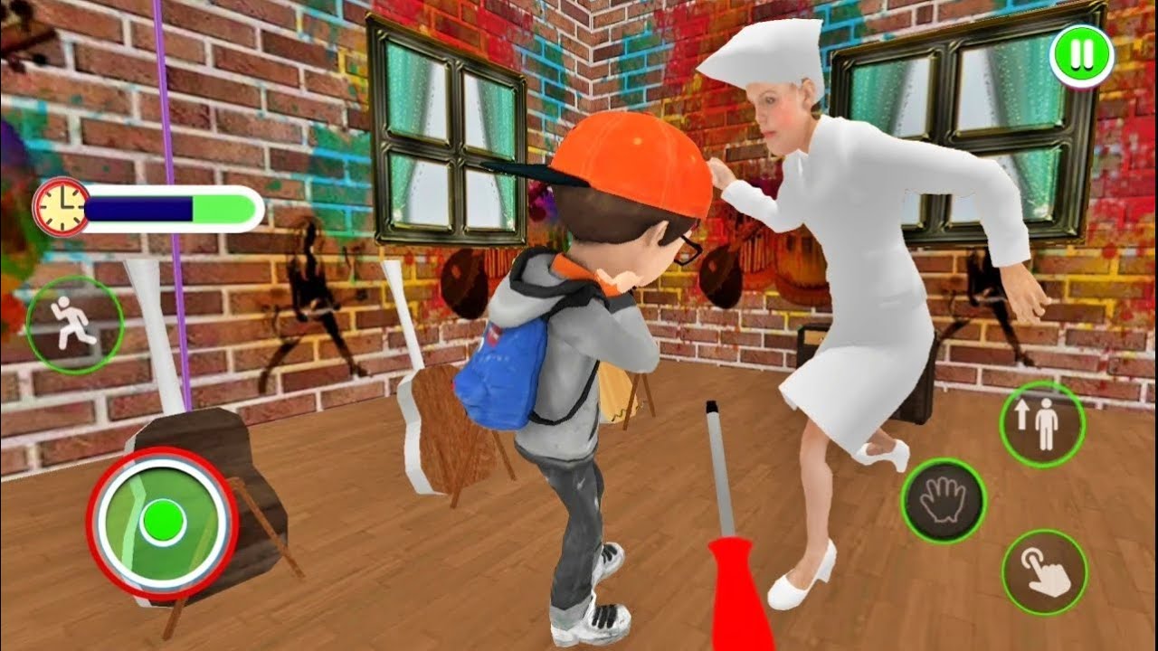 Scary Evil Teacher Games: Neighbor House Escape 3D Online – Play Free in  Browser 