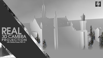 Professional 3D Camera Projection in After Effects │MotionVerse Pro v2 New Features