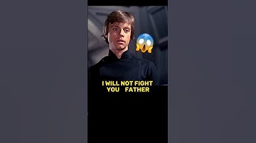 Luke Skywalker vs Darth Vader - THE DUEL MOTIVATION PROBLEM. #starwars #shorts
