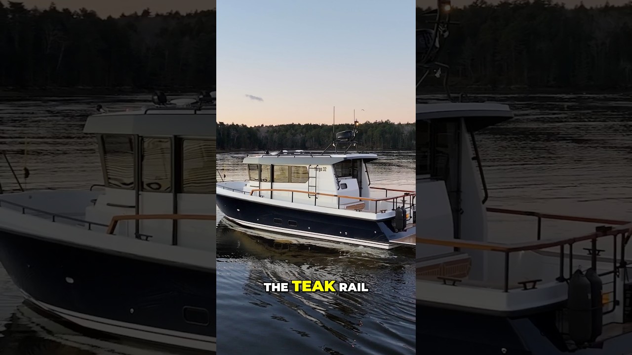 Teak Vs Black Stainless Steel Rails on the Targa 32 | What Would You Pick?