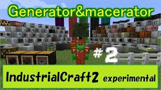マイクラ Mod解説 Ic2 ２ 火力発電機 粉砕機 Youtube