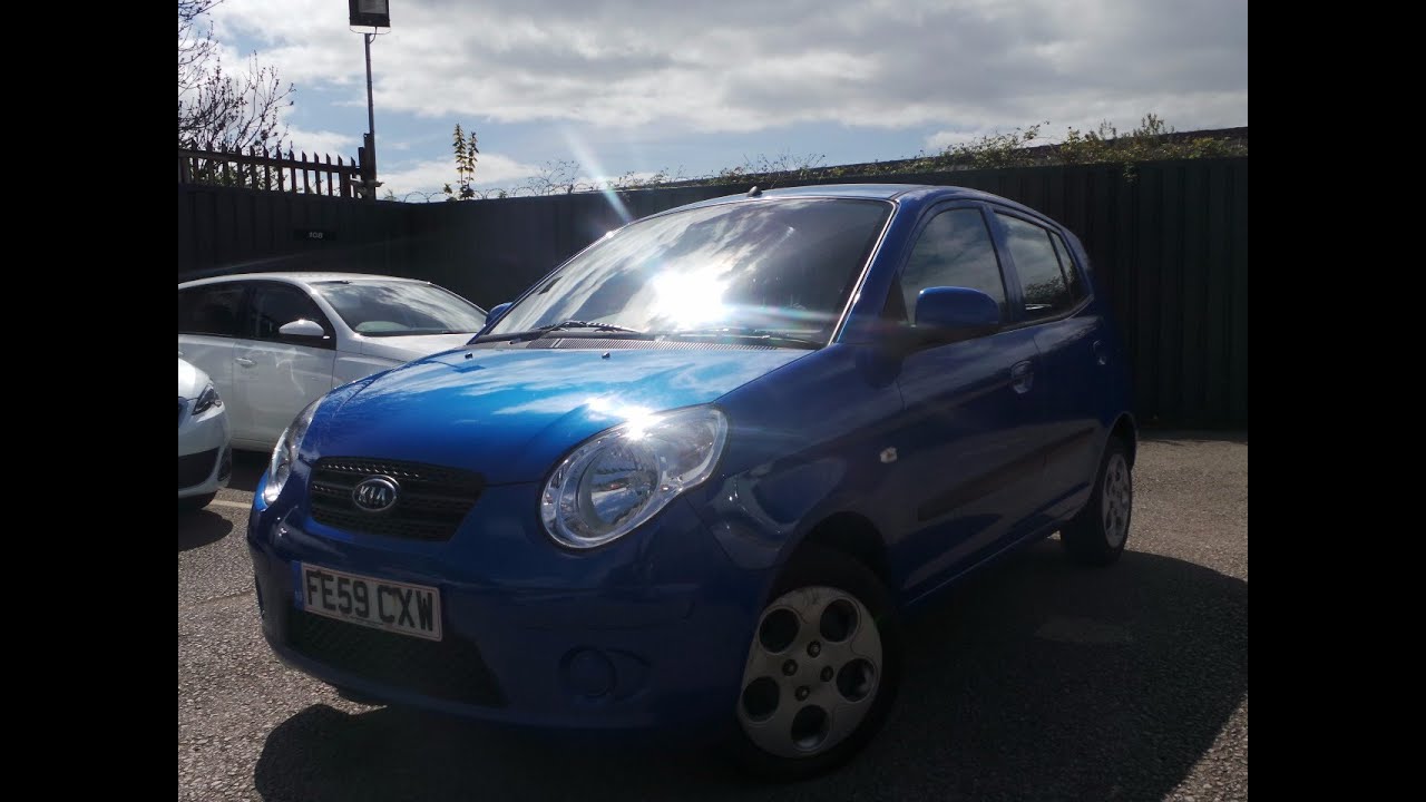 09 59 Kia Picanto 1 1 Strike 5dr In Blue Youtube