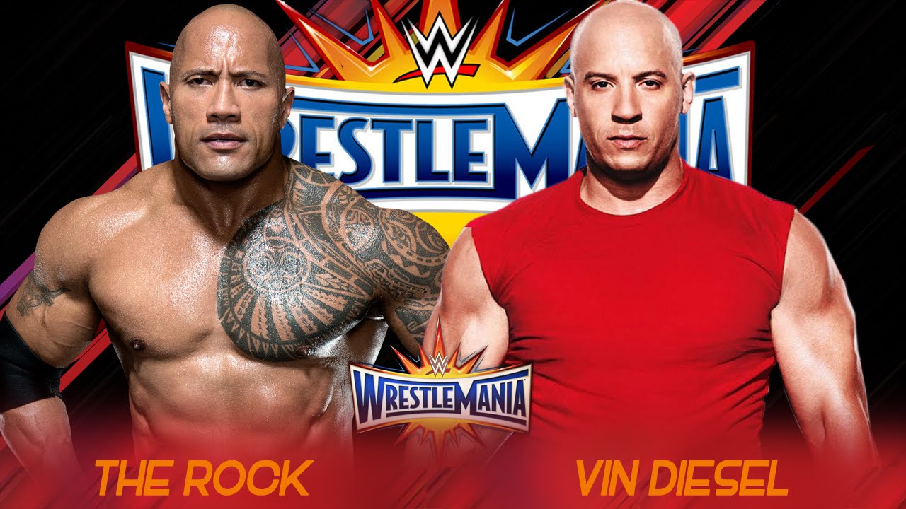  The Rock vs Vin Diesel  Wrestlemania 33 Promo HD YouTube