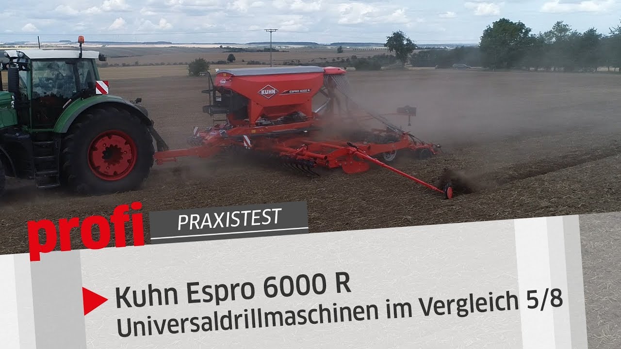 Kuhn Espro 6000 R im 6-m-Universaldrillmaschinen im Vergleich (5/8) | profi #Praxistest