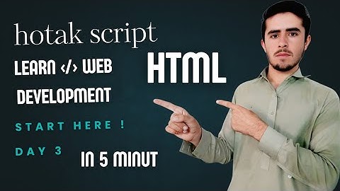 Day 3 HTML Tutorial - for Beginners in Urdu | Attributes Explained | Type, ID, Class, Name, Required