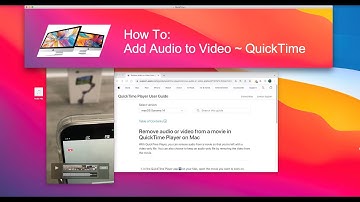 ✭Add Audio to Video File with QuickTime (MAC) #howto #applemac #quicktime