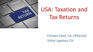 Overview of USA Taxation and Tax Return Forms