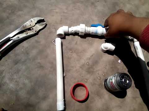 Como Instalar llave de paso de Agua - Como colocar Valvula de paso de agua  - Plomero 