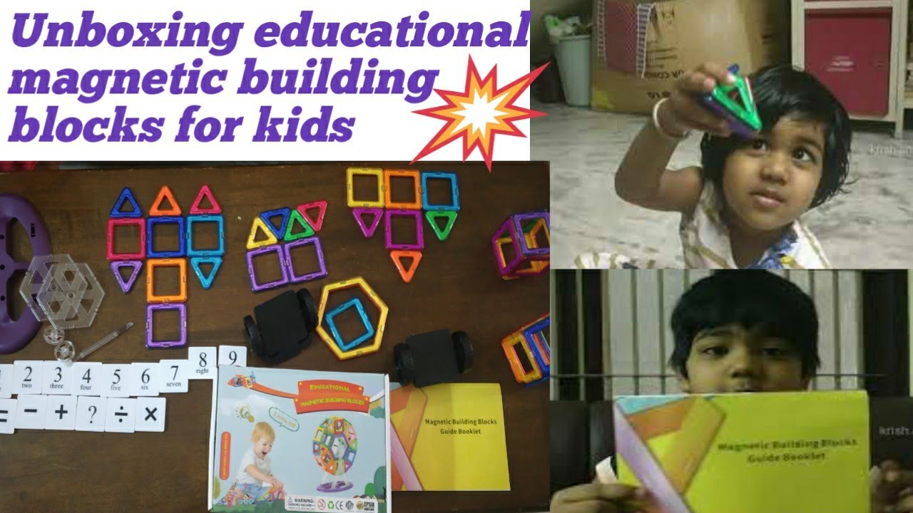 Unboxing educational toy in tamil educational magnetic 