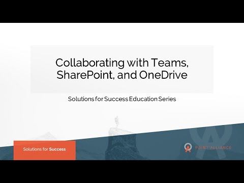 Collaborating with Teams, SharePoint, and OneDrive