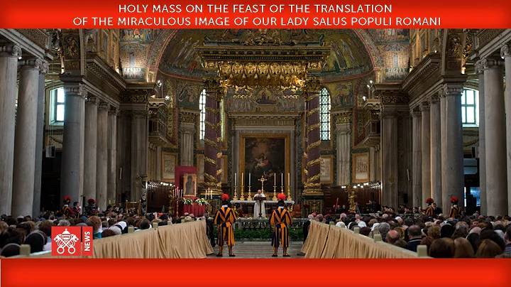 Pope Francis Saint Mary Major Mass Salus Populi Ro...