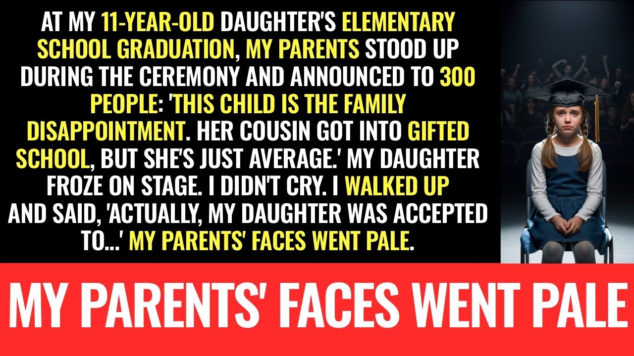 At My 11-Year-Old's Graduation My Parents Stood Up and Announced She Was 