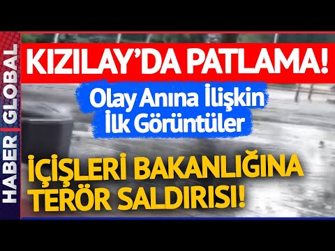 İLK GÖRÜNTÜLER GELDİ I Ankara'da Terör Saldırısı! İşte Patlama Anına İlişkin İlk Görüntüler!