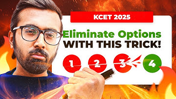 KCET 2025 : Boost your Marks with Option Elimination Tricks 🔥 #tukkatricks #arsquad